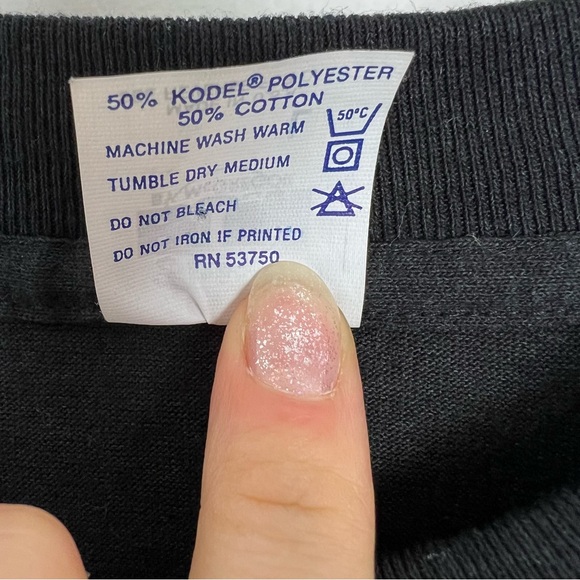 Vintage Beach Bum by McGregor Black Graphic T-shirt 90s Single Stitch USA Large - Picture 10 of 10